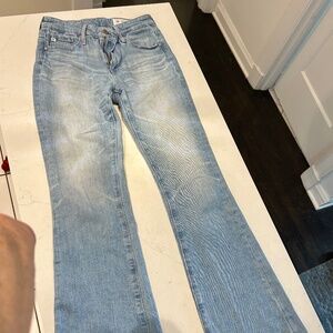High rise light was AG denim